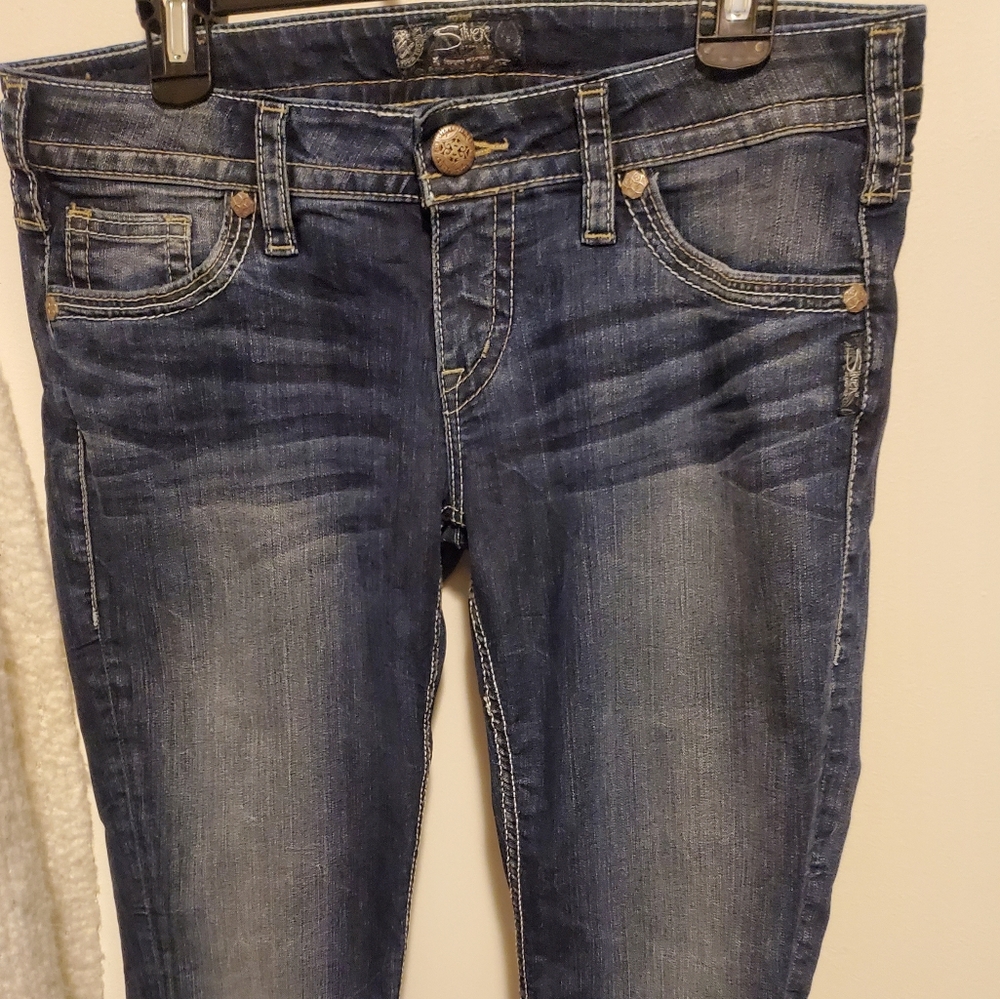 Silver jeans